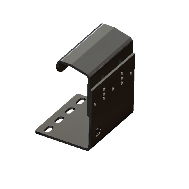 Rendering of the Dutchvanparts awning brackets.